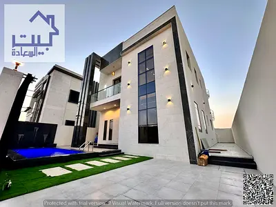 Own your dream villa in Al Zahya with a private pool , including registration and ownership fees .