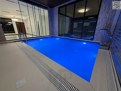 A luxurious villa with a modern design and super deluxe finishing, located in the Al Yasmin area in a strategic location close to the mosque and all s