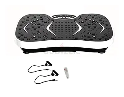 Vibrating Fitness Platform with Remote and Resistance Bands