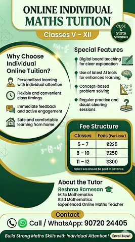 ONLINE MATHEMATICS TUTOR