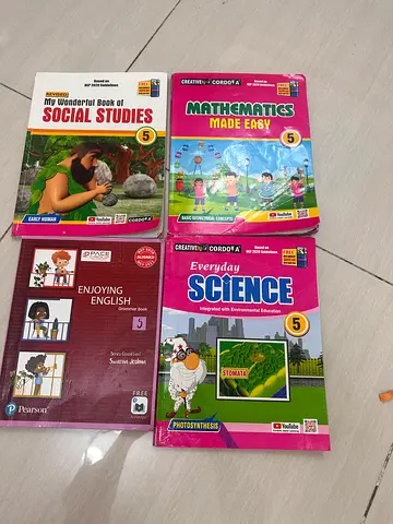 Grade 5 Pace international school book available for sale.