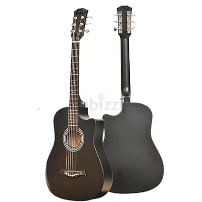 MegArya Black Matte Finish 40-41 Inch Acoustic Guitar – Stylish  Powerful Sound