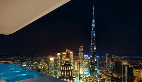 Rare Simplex 4 br + Penthouse with Full Burj VU