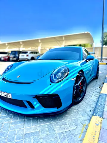 2018 Porsche 911 GT3 (991.2) | peelable Miami Blue | GCC Spec | AED 475,000