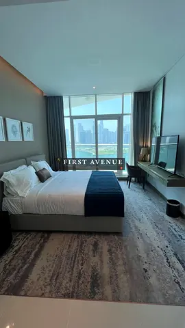 Exclusive Furnished Studio with Two Balconies & Full Canal Views
