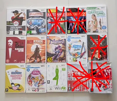 Collection of Nintendo Wii Games