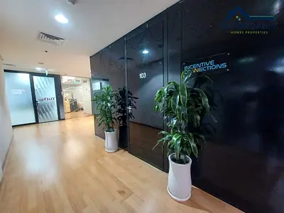 Large Private Office | 1,248 SQFT | Fully Fitted | Near Metro | DEWA Free