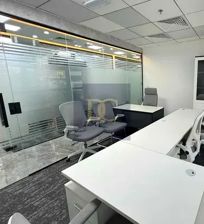 FULLY FURNISHED OFFICE STARTING 27K | BURJUMAN | CLOSE TO METRO | WITH DEWA & INTERNET