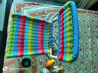 IKEA Colorful woven baby chair - good condition