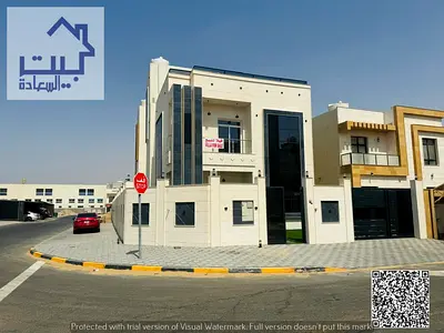 فيلا كورنر فاخرة للبيع في منطقة الزاهية عجمان – تملك حر لجميع الجنسيات طابقيين و رووف