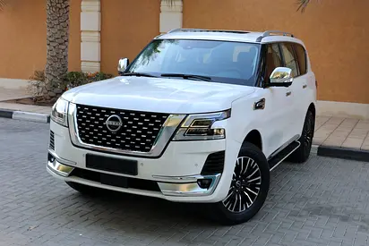 PATROL V6 SE PLATINUM - GCC SPECS - PPF - WARRANTY AND SERVICE - ACCIDENT FREE -