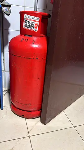 Gas Cylinder with regulator and Double Burner Gas Stove