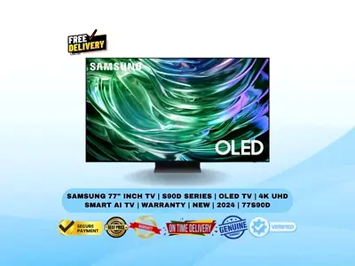 Samsung 77 Inch TV | S90D Series | OLED TV | 4K UHD Smart AI TV | Warranty | New | 2024 | 77S90D
