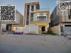 High-end finished villa, first occupancy, spacious rooms with built-in wardrobes, and a swimming poo