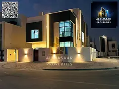 Luxury corner villa for sale on two streets in Al Helio 2 area – Ajman. Freehold. Price includes r