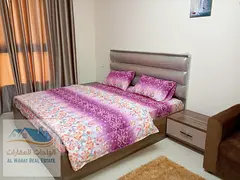 Furnished studio apartment available for monthly rent in Al Yasmin Towers, Al Jurf 2, Ajman. Separat