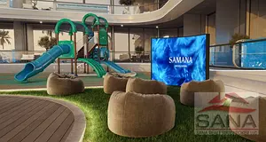 Semi Furnished Studio | Samana Boulevard Heights | Road &amp; Community View