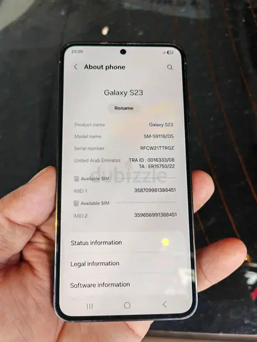 Samsung s23 256gb TRA original