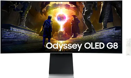 Samsung G855D Odyssey G8 Smart Gaming Monitor, 34 OLED Display, UWQHD Resolution.Brand New 2799+Vat