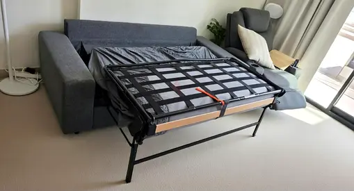 Pull the Ikea sofa bed