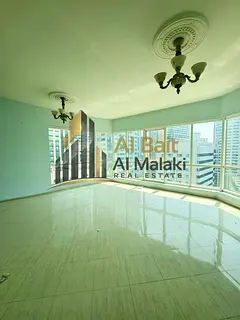 Apartment for annual rent Area: Al Majaz 3 Number of rooms: 2 Bathrooms: 3 Air conditioning: Central