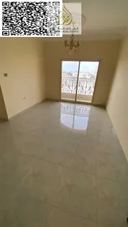 One bedroom and living room with two bathrooms, a balcony with an open view, and a built-in wardrobe