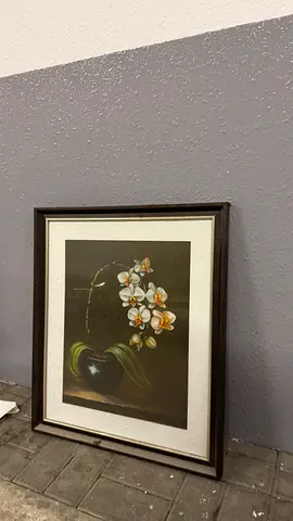 Framed Floral Artwork