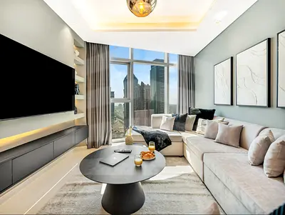 Sea & Business Bay Views | 2BR Apartment | Furnished | Paramount Tower Business Bay