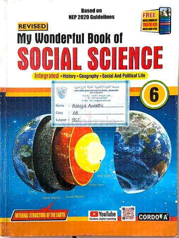 Social Science Book-Grade 6-CBSC