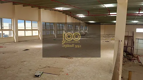 A fully integrated complex consisting of warehouses and shops, located on a main street.