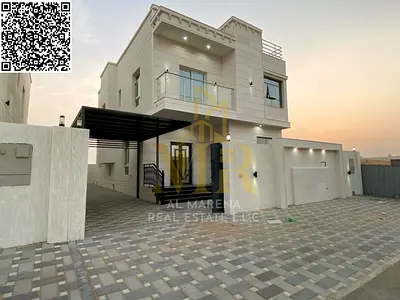 فيلا بسعر شامل كهرباء ومياه ومكيفات على الشارع الرئيسي  جاهزة للسكن في أرقي مناطق عجمان قريب جميع الخدمات تملك حر لجميع الجنسيات  للبيع فيلا فاخرة في