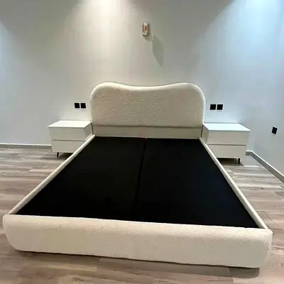 Customized Brand New Queen Size Cat Fabric Bed