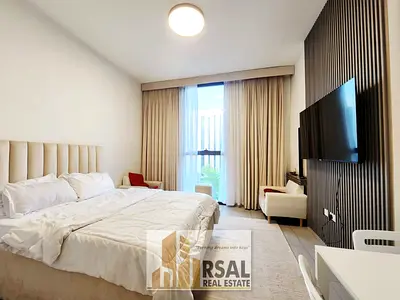 Brand New Aesthetic Studio | Fully Furnished | Pool View | East Village, Aljada ✨