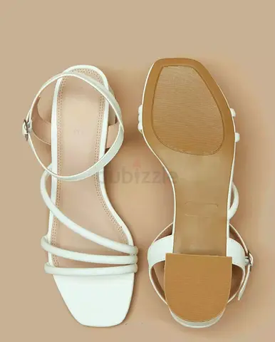 Womens Ivory Sandals Size 38