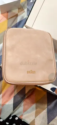 Braun beige travel pouch / carry case for beauty appliance