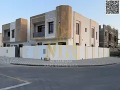 A distinctive corner villa in Al Zahia, with a modern design, at a negotiable price including electr