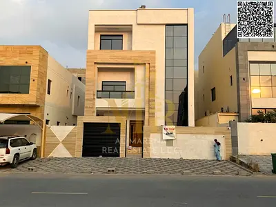 فيلا فاخرة للبيع في الياسمين- تصميم أنيق يضم 7غرف نوم واسعة وتشطيبات فائقة الفخامة في موقع هادئ واستراتيجي في عجمان 🏡✨