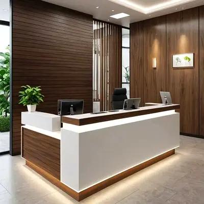 Modern Minimalist Executive Reception