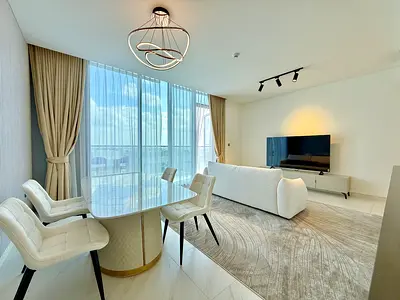 Designer furnished | 2BED + Maid Skyline View & High Floor