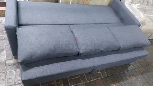 My grey 3-seater fabric sofa - good condition