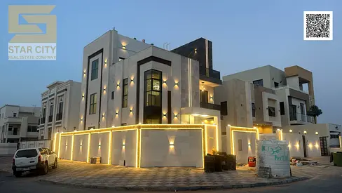🔥 Corner villa for sale in Al Helio – Ajman | Luxurious design and spacious area 🔥