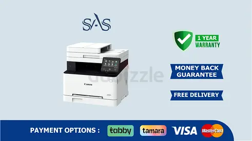 Canon I-Sensys MF655CDW Wireless Colour 3-in-1 Laser Printer- White - UAE VERSION WITH OFFICIAL WARR