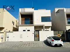 5 master bedroom villa for rent in Al Yasmeen, Ajman, with majlis, living hall, prep kitchen, and la