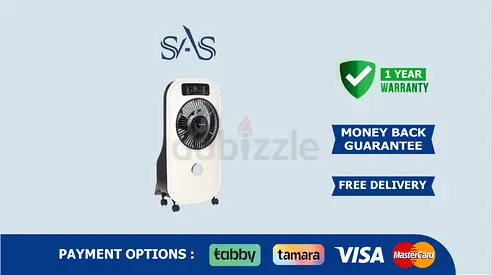 Olsenmark Rechargeable Mist Fan | New - Free Delivery | Warranty | Rechargeable 12v 6.5Ah | OMF1762