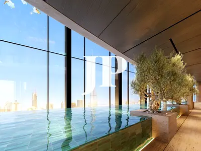 اطلالة رائعة مع سعر محدود لشقة من 4 غرف نوم | إطلالات على البرج والبحر | مفروشة | برج تايجر سكاي، الخليج التجاري