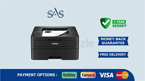 Brother Wireless Monochrome Laser Printer, HL-L2461DW, Automatic 2