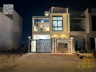 بمقدم اقل من 10% | تملك فيلا فاخرة بالياسمين عجمان | 4 غرف ماستر بسعر شامل رسوم التسجيل والتملك ارضي واول وروف