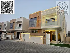 Luxury villa for rent, first occupancy, Al Zahia area, Ajman - 6 master bedrooms