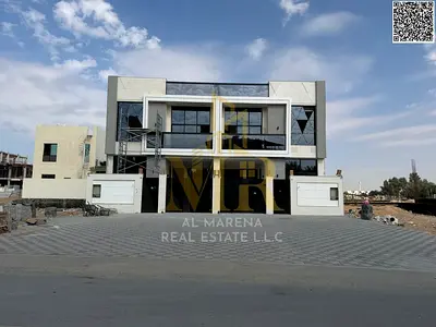 Luxury villa for sale in Al Yasmin - elegant design featuring 5 spacious bedrooms and ultra-luxurious finishes in a quiet and strategic location in Aj