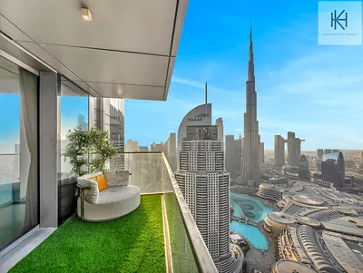 No Commission ! Free Bills ! Lavish 3BR+maid Full Burj View-Dubai Mall connect